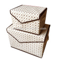 Home Decorative Fabric Foldable Storage Box drawer